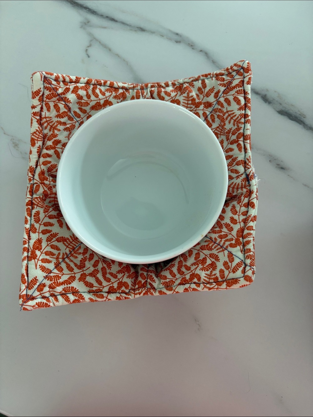 Handmade set up four bowl cozies microwavable great for hot or cold‎ foods - Picture 7 of 7